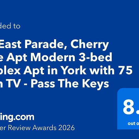 73 East Parade, Cherry Tree Modern 3-bed Duplex In With 75 Inch Tv - Pass The Keys Apartment